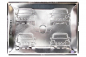 Preview: Blechschild "Ford Mustang" - Rot - 40 x 30cm - LIMITED METALLIC-EDITION